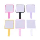 Eyelash Extension Handheld Makeup Mirror Square Makeup Vanity Mirror with Han LZ