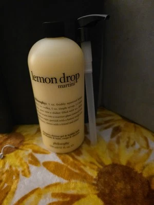 Philosophy Lemon Drop Martini Shampoo Shower Gel Bubble Bath 32 oz Sealed