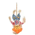 Scarecrow 3.3ft Windproof Rainproof Pumpkin Scarecrow For Halloween Fall Ha GS