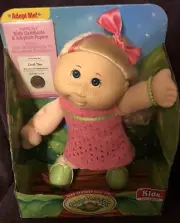 New Cabbage Patch Kids Doll Soft Sculpture Sparkle Collection Birth Certificate