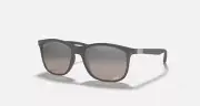 Ray-Ban New Chromance Matte Grey Frame Silver Lens RB4330CH 60175J 56