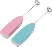 Fdit Electric Whisk, Multi Purpose Stainless Steel Rustproof Mini Hand Mixer Fast Motor for Paint for Beverage for Pigment