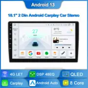 10.1" 4+32G Android 13.0 CarPlay 8 Core Car Stereo Radio GPS Navi Head Unit 2Din