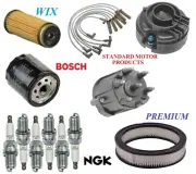 Tune Up Kit Filters Cap Rotor Wire Spark Plugs For JEEP COMANCHE V6 2.8L 1986 (for: Jeep)
