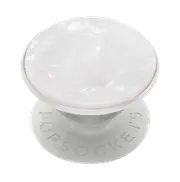 PopSockets PopGrip Phone Grip Stand Mount Holder Swap - Acetate Pearl White