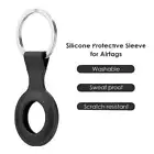 Protective Cover Case Shell Silicone Keychain For Apple Air Tag AirTag
