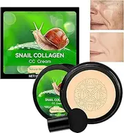 Air Cushion CC Cream - Lightweight Concealer Makeup | Brightening Waterproof Air Cushion CC Cream Oil-Control for Quick Makeup