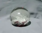 SELKIRK GLASS PAPERWEIGHT COLLECTOR EDITION ZEPHYR ' NIB