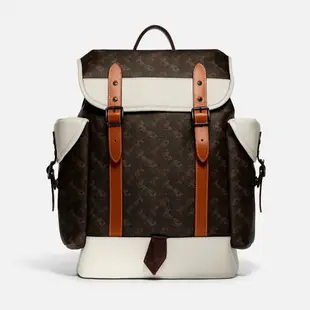 COACH後背包 Hitch Backpack With Horse And Carriage Print