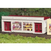 Bachmann 45147 Plasticville Classic Kit Hardware Store - White And Red HO Scale