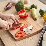 Non-Slip Cutting Board Mat, Clear Anti-Slip Cutting Board Mat for Home Cooks and Chefs, Safety Grip Mat Under Kitchen Cutting Boards, Dishwasher Safe Great as Drawer Liners (10" x 15", 2 Pack)