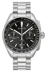 BULOVA Lunar Pilot Chronograph Watch, 43.5mm in Silver-Tone at Nordstrom One Size Silverone