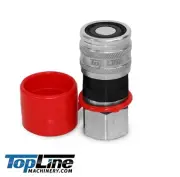 TL92-F 1/2" SAE(ORB) Thread Female Flat Face Quick Connect Hydraulic Coupler