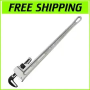 Professional 30-Inch Pipe Wrench - Adjustable Aluminum Tool with C-Head Design