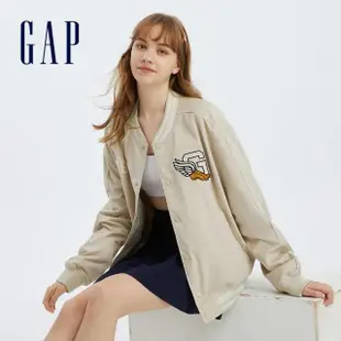 【GAP】男女同款 Logo印花棒球外套-多色可選(769906)