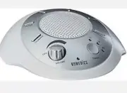 White Noise Sound Machine Portable Sleep Therapy for Baby Home Office Silver
