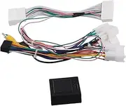 2 Din GPS Radio Canbus Box Decoder W/16 Power Harness Wiring Cable FT-RZ-02 Compatible for Toyota Corolla Camry Avalon Compatible for RAV4 Hilux-T48C