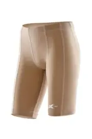 SALE | 2XU Youth Compression Shorts - Beige/Beige