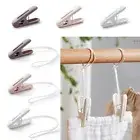 12pcs With Rope Clothes Pegs Laundry Storage Clothes Holder Drying Rack Home