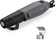 Mini Heat Gun, 2 Temp Setting 302℉-842℉ Fast Heat Hot Air Gun Tool with Refle...