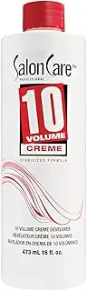 Salon Care 10 Volume Creme Developer, Gentle Lift, Easy to Handle Cream Consistency, 16 Ounce