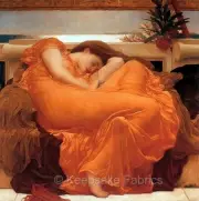 Flaming June Leighton Quilt Block Multi Sizes FrEE ShiPPinG WoRld WiDE