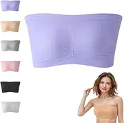 [Generic] Herloving Bra, Invisible Supportive Bandeau Bra Strapless, Padded Wireless for Women