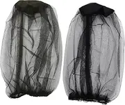 BESPORTBLE 4pcs Outdoor Net Hat Insect Mesh Head Cover Garden Fishing Camping Hiking Neck Shoulder Protection Universal Size