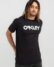 [Oakley] Oakley Men's Mark Ll 2.0 T-Shirt in Black/White Size Medium M Black/White