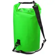 Outdoor Waterproof Single Shoulder Bag Dry Sack PVC Barrel Bag Capacity: 5L (Gre
