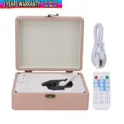 Bluetooth CD Player Portable Disc Player Gift Pink + Infrared Remote Control
