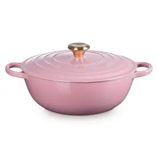 【Le Creuset】典藏琺瑯鑄鐵鍋媽咪鍋28cm(多色)