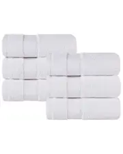 Superior Niles Giza Cotton Dobby Ultra-Plush Thick Soft Absorbent 6pc Towel Set