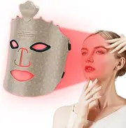 Bestechy Red Light for Face, Upgraded Wireless 7 Colors Led Face Mask, Portable Lightweight Mask Tool, Portable facial masks at Home and Travel