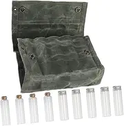 CONGARTENO 1 Set Camping Portable Seasoning Holder with Reusable Spice Jars for Picnics and Hiking Multi Functional Storage Bag