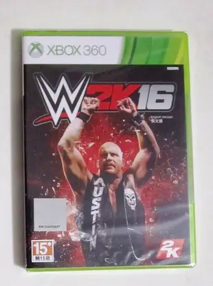 全新XBOX360 WWE 2K16 美國勁爆職業摔角 英文亞版