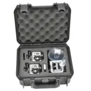 SKB 3i-0907-4-012 Waterproof GoPro Camera Carrying Case Holds 2 with accessories