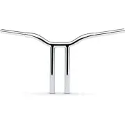 LA Choppers Chrome 14" One Piece Kage Fighter Handlebar | LA-7337-14