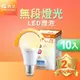 (10入)舞光 LED無段調光燈泡 12W 黃光(暖白)3000K E27 全電壓 2年保固