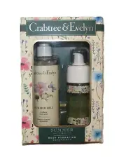 Crabtree & Evelyn Summer Hill Body Hydration Essentials Soothing Body Mist & Oil