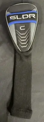 New TaylorMade SLDR C Driver Headcover Color: Black/White/Blue