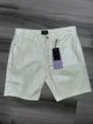 NWT Forever 21 White Shimmer Shine Slim Fit Women’s High Rise Jean Shorts Sz 32