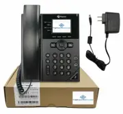 Polycom VVX 250 IP Phone with Power Supply (2200-48820-001) - 1 Year Warranty =