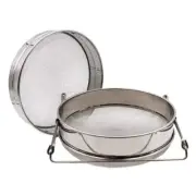 NNEDSZ Stainless Steel Double-layer Bee Honey Sieve Filtration, Strainer Honey H