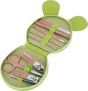DRESSOOS Manicure Tools Set Nail Clippers for Men Women 8-piece Kit Easy Cut Nail Scissors No Burrs Stylish Case for Grooming