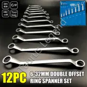 12PC BERENT Offset Double Ring Metric Spanner Set 6-32mm German Standard DIN 838