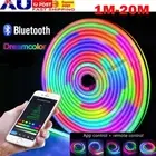 DC12V RGBIC Neon Strip Light Color Change Bluetooth Music APP Tube Adv Bar Sign