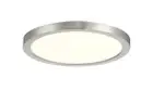Artemis - 18W 1 LED Round Flush Mount-1 Inch Tall and 9 Inch Wide-Nickel Finish