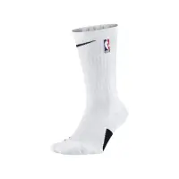 在飛比找momo購物網優惠-【NIKE 耐吉】襪子 Elite NBA 白 長襪 中筒襪