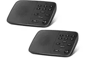 Hosmart 6 Channel UltraSpeak Wireless Intercoms for Home Two-Way Real-time Full Duplex System for Home or Business with 300M Range (2 Stations)